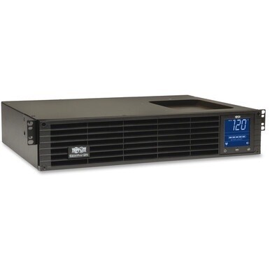 Tripp Lite by Eaton UPS SmartPro 120V 1.5kVA 1kW Line-Interactive Sine Wave UPS 2U Rack/Tower LCD USB DB9 8 Outlets - 2U Rack/Tower - 6.50 Minute Stand-by - 120 V AC Input - 120 V AC Output - 8 x NEMA