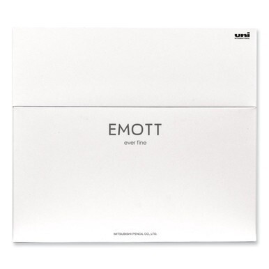 EMOTT ever fine Porous Point Pen, Stick, Fine 0.4 mm, Assorted Ink Colors, White Barrel, 40/Pack