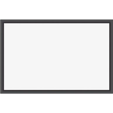 U Brands Magnetic Dry Erase Board, 23 x 35 Inches, Black Wood Frame (311U00-01) - 23&quot; (1.9 ft) Width x 35&quot; (2.9 ft) Height - White Painted Steel Surface - Black Wood Frame - Rectangle - Horizontal/Ver