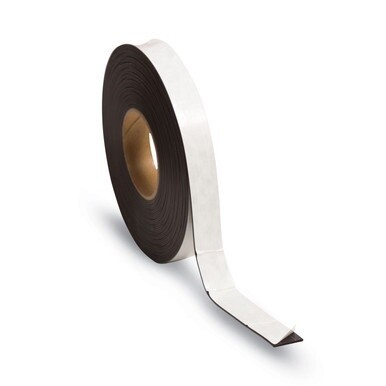 Dry Erase Magnetic Tape Roll, 1&quot; x 50 ft, White
