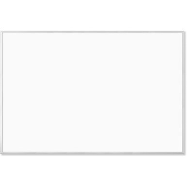 U Brands Melamine Dry Erase Board - 47" (3.9 ft) Width x 70" (5.8 ft) Height - White Melamine Surface - Silver Aluminum Frame - Rectangle - Horizontal/Vertical - 1 Each