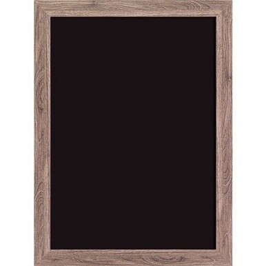 U Brands Decor Magnetic Chalkboard - 23&quot; Width x 17&quot; Height - Rustic Wood Frame - Horizontal/Vertical - 1 Each