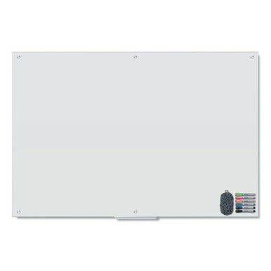 Magnetic Glass Dry Erase Board Value Pack, 70&quot; x 47&quot;, Frosted White