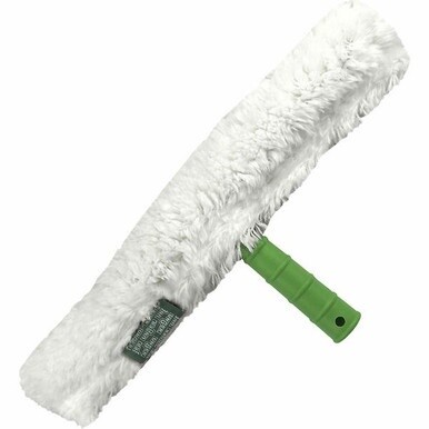 Unger Original StripWasher Strip Pac - 18" Blade - Plastic Handle - Hook &amp; Loop Fastener, T-Bar Handle - Green, White