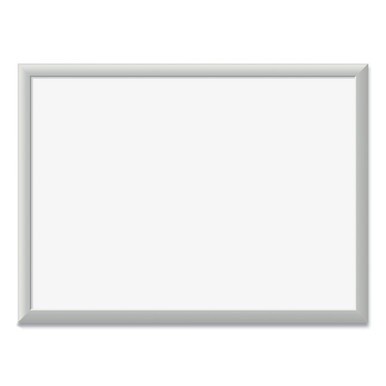 Magnetic Dry Erase Board with Aluminum Frame, 23 x 17, White Surface, Silver Frame