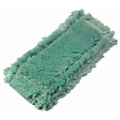 Unger Aluminum Pad Holder Microfiber Cleaning Pad - 1Each - Rectangle - 8&quot; Width - Cleaning, Washing - MicroFiber - Green