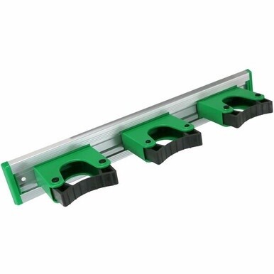 Unger Hang Ups Pole Holders - 5 / Carton - Green, Black - Rubber Grip