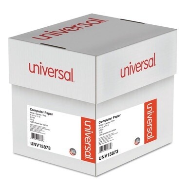 Printout Paper, 3-Part, 15 lb Bond Weight, 9.5 x 11, White/Canary/Pink, 1,200/Carton