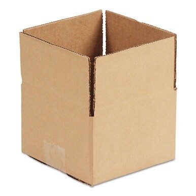 Fixed-Depth Corrugated Shipping Boxes, Regular Slotted Container (RSC), 12&quot; x 18&quot; x 8&quot;, Brown Kraft, 25/Bundle