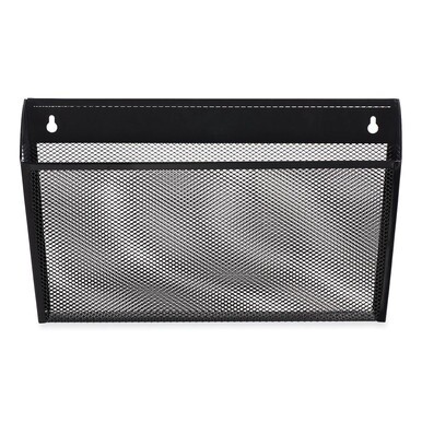 Metal Mesh Wall File, Letter Size, 14&quot; x 3.1&quot; x 8.2&quot;, Black