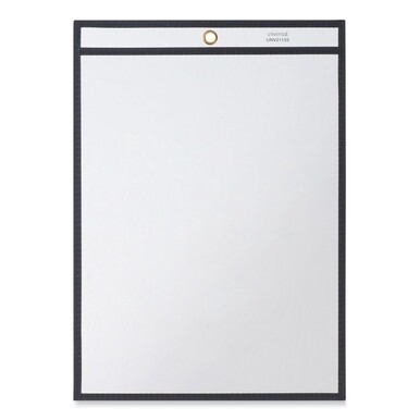 Top-Load Vinyl Ticket Holder, Heavy Gauge, Clear, 25/Pack