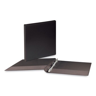 Slant D-Ring View Binder, 3 Rings, 0.5&quot; Capacity, 11 x 8.5, Black