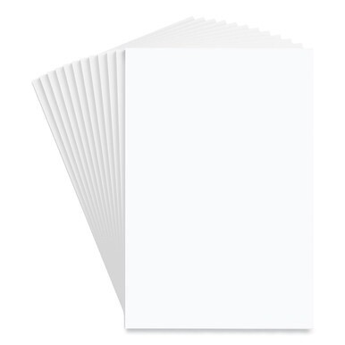 Scratch Pads, Unruled, 4 x 6, White, 100 Sheets, 12/Pack
