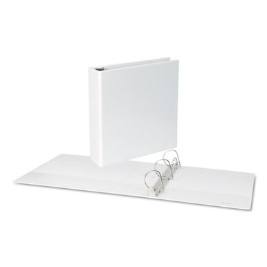 Slant D-Ring View Binder, 3 Rings, 2" Capacity, 11 x 8.5, White