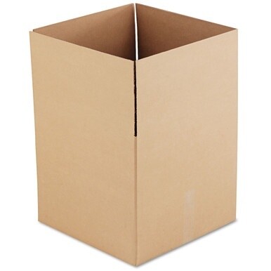 Fixed-Depth Corrugated Shipping Boxes, Regular Slotted Container (RSC), 18&quot; x 18&quot; x 16&quot;, Brown Kraft, 15/Bundle