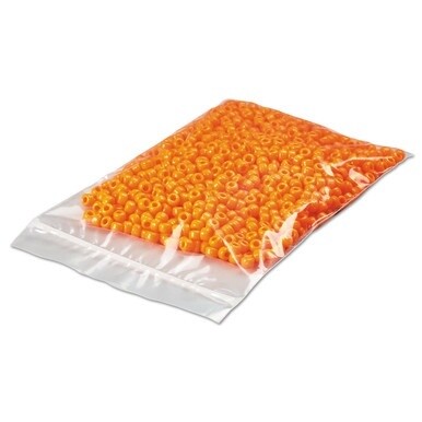 Reclosable Poly Bags, Zipper-Style Closure, 2 mil, 6&quot; x 9&quot;, Clear, 1,000/Carton
