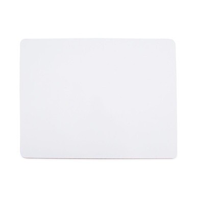 Lap/Learning Dry-Erase Board, Unruled, 11.75 x 8.75, White Surface, 6/Pack