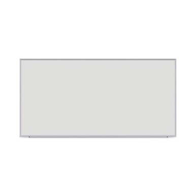 Deluxe Melamine Dry Erase Board, 96 x 48, Melamine White Surface, Silver Anodized Aluminum Frame