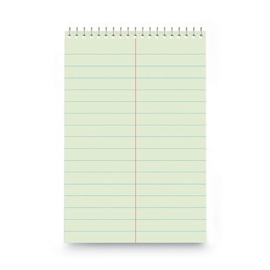 Steno Pads, Pitman Rule, Red Cover, 60 Green-Tint 6 x 9 Sheets