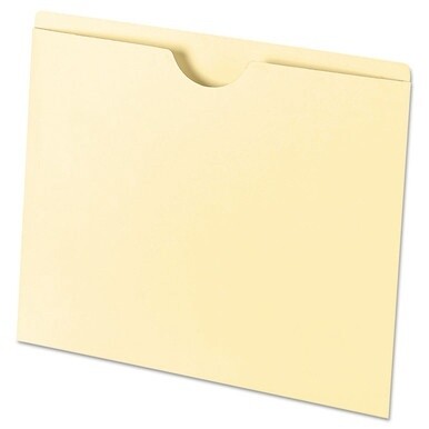 Economical Manila File Jackets, Letter Size, Manila, 100/Box