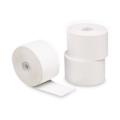 Direct Thermal Printing Paper Rolls, 1.75" x 230 ft, White, 10/Pack