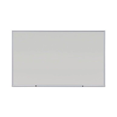 Deluxe Melamine Dry Erase Board, 60 x 36, Melamine White Surface, Silver Anodized Aluminum Frame