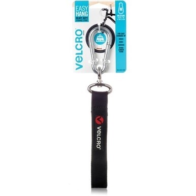 VELCRO&amp;reg; Heavy Duty Storage Strap - 1 Each - Medium (M) - 12.8" Height x 3.5" Width x 1" Length - Black