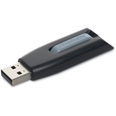 128GB Store 'n' Go&amp;reg; V3 USB 3.2 Gen 1 Flash Drive - Gray - 128GB - Gray