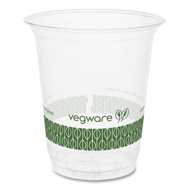 76-Series Cold Cup, 7 oz, Clear/Green, 1,000/Carton