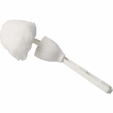 Vileda Professional Acrylic Bowl Swab - Acrylic Yarn Head Plastic Handle - Acid Resistant, Fast-drying - 100 - White