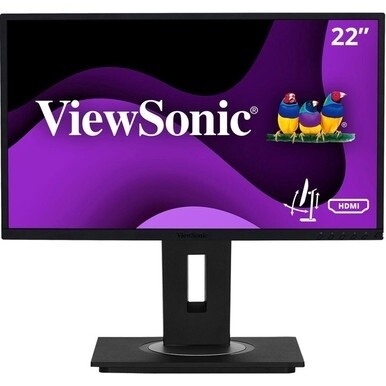 ViewSonic VG2248 22 Inch IPS 1080p Ergonomic Monitor with HDMI DisplayPort USB and 40 Degree Tilt for Home and Office - Ergonomic VG2248 - 1080p IPS Monitor with HDMI DisplayPort USB and 40 Degree Til