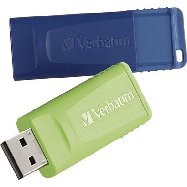 64GB Store &#39;n&#39; Go USB Flash Drive - 2pk - Blue, Green - 64GB - 2pk - Blue, Green