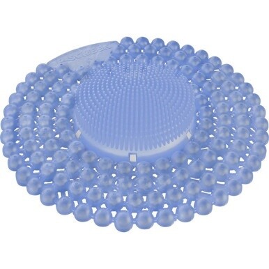 Vectair Systems P-Screen 60 Day Urinal Screen - Lasts upto 60 Days - Anti-bacterial, Recyclable, Splash Resistant - 6 / Carton - Blue