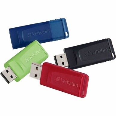 16GB Store &#39;n&#39; Go&amp;reg; USB Flash Drive - 4pk - Red, Green, Blue, Black - 16GB - 4pk - Blue, Green, Red, Black