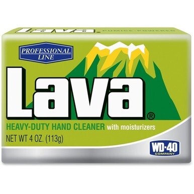 Lava WD-40 Heavy-duty Hand Cleaner Bar Soap - 4 fl oz (118.3 mL) - Hand - Moisturizing - 48 / Carton