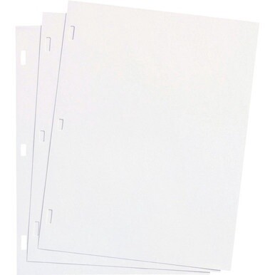 Wilson Jones Plain Ledger Paper - Plain - Unruled - 3 Hole(s) - 28 lb Basis Weight - Letter - 8 1/2&quot; x 11&quot; - White Paper - Punched, Recyclable, Acid-free, Fade Resistant - 100 / Box