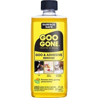 Goo Gone Gum/Glue Remover - For Multipurpose - 8 fl oz (0.3 quart) - 12 oz (0.75 lb) - Citrus Scent - 1 Each - Orange