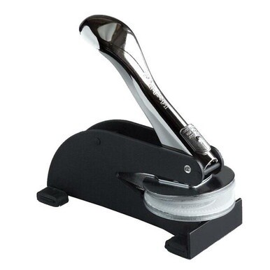 Xstamper Desk Embosser - 1.62&quot; Impression DiameterMetal - 1 Each