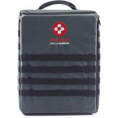 ZOLL MRS Medical Supplies Backpack - Nylon Case - 1 Each - Gray