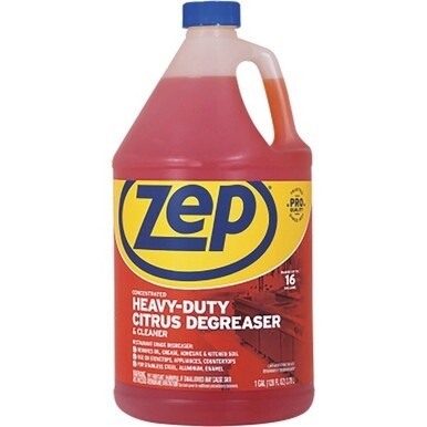 Zep Heavy-Duty Citrus Degreaser - Concentrate - 128 fl oz (4 quart) - 1 Each - Orange