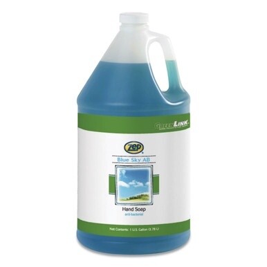 Blue Sky AB Antibacterial Foam Hand Soap, Clean Open Air, 1 gal Bottle