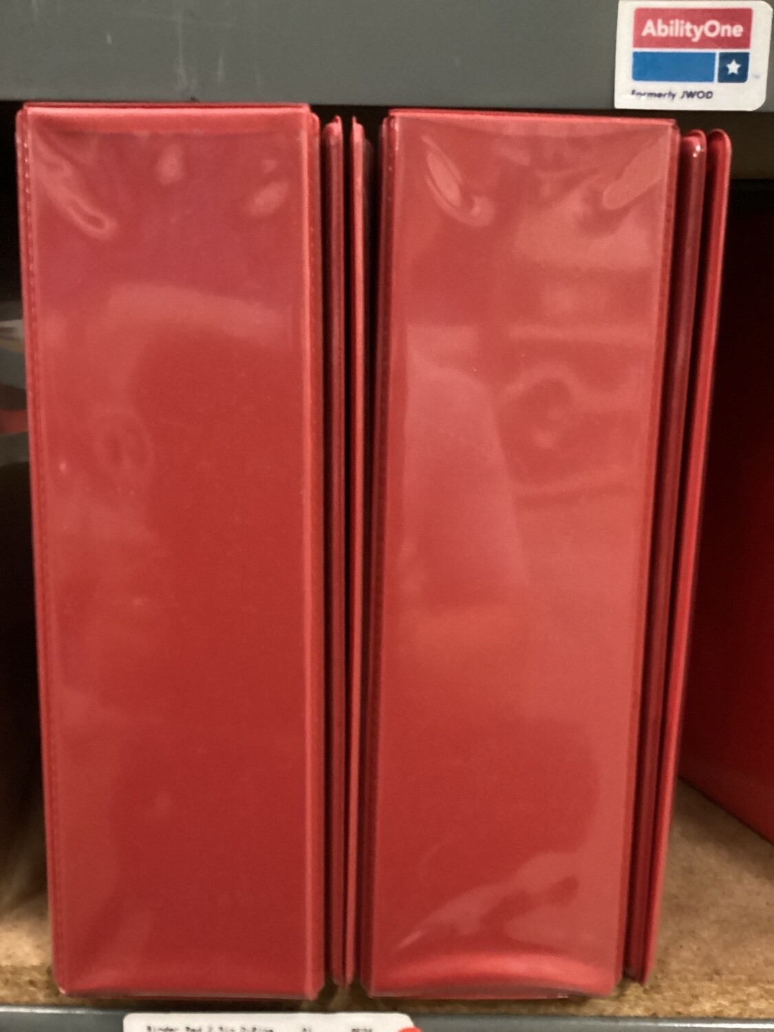 7510-01-417-1876 7510014171876 AbilityOne  Binder red 2.5 inch D-ring Bremerton Stocks