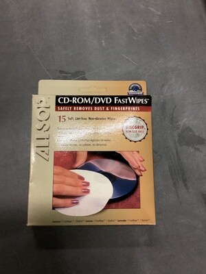 CD/DVD Fastwipes w/Diskgrip A1