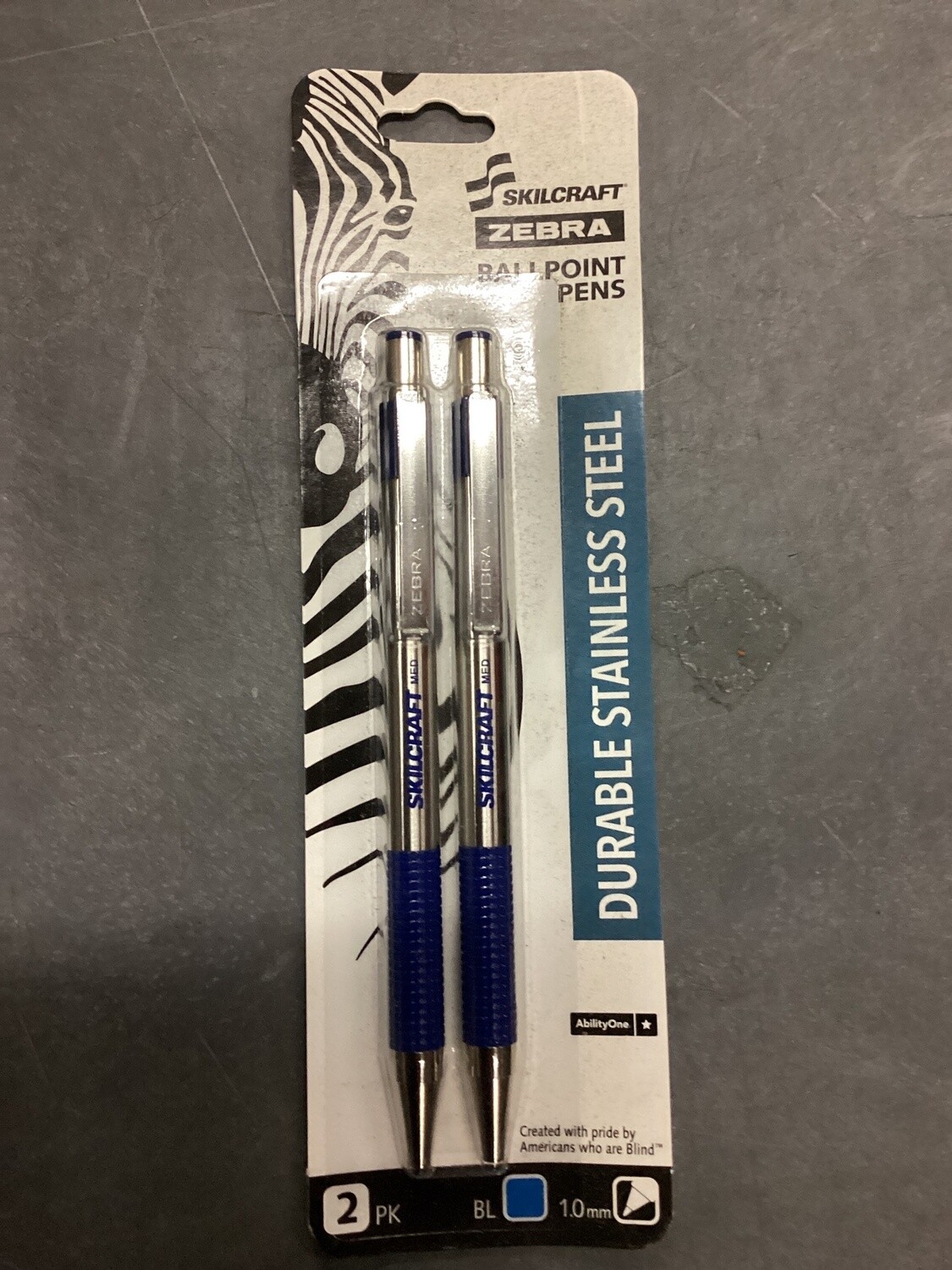 7520016661052 7520-01-666-1052 Government Only AbilityOne  Pen Zebra Ballpoint Metal Blu .0