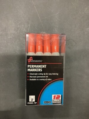 7520000790286 AbilityOne  Marker Perm Chisel Orange  A1