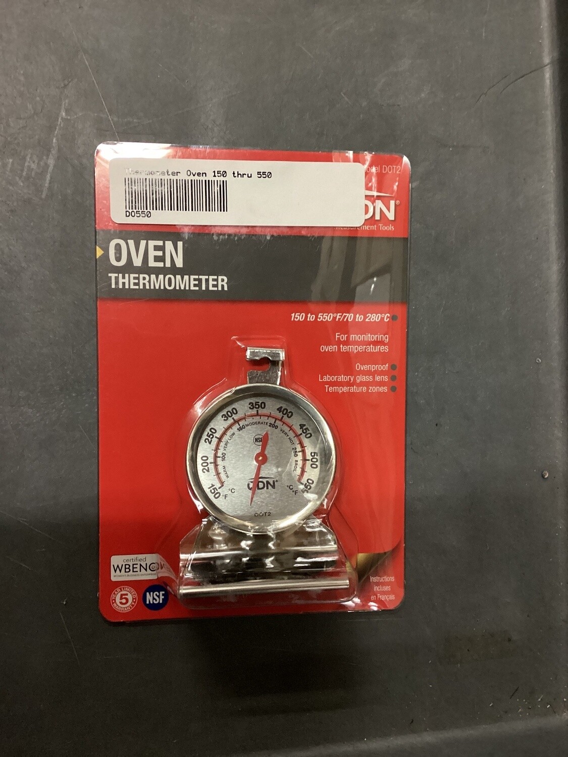 Thermometer Oven 150 thru 550
