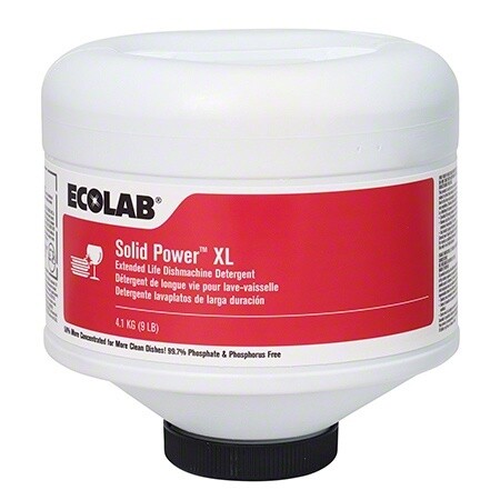 10025469611854 - EcolabÂ® Solid Powerâ„¢ XL Machine Warewashing Detergent