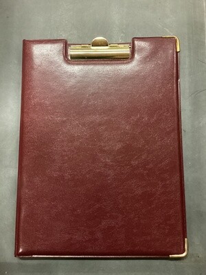 Notepad w/Clip Letr BURG    A1