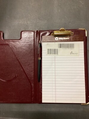Binder Pad/Clip BURG Memo   A1