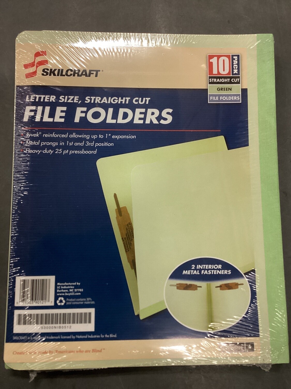 Folder GREEN LTR 2 Fastnr